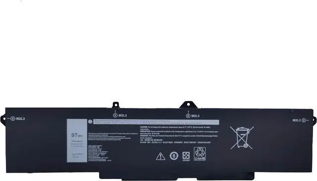 Main image of 9JRV0 Laptop Battery Replacement for Dell Latitude 5521 5531 Precision 3561 3571 3581 3591 Alienware m17 R5 AMD Alienware m18 R1 R2 Alienware m18 R1 AMD Series 0P3TJ 0R05P0 05RGW [11.4V 97Wh]
