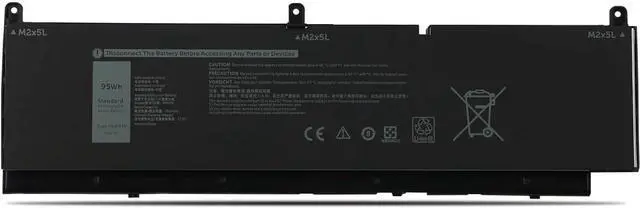 Main image of PKWVM Laptop Battery Replacement for Dell Precision 7550 7560 7750 7760 Mobile Workstation P44E P93F P44E001 P44E002 P93F001 P93F002 C903V CR72X 17C06 0CR72X 0447VR 068N03 453-BBCQ Series(11.4V 95Wh)