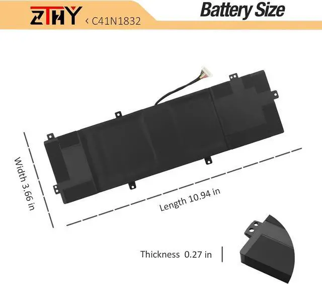 Alt view image 7 of 7 - C41N1832 Laptop Battery Replacement for Asus P3540FA P3540FB PX574 PX574F PX574FA P574FB P3548FB PE574FB P3540FA-0101A8565U P3540FA-EJ0185 P3540FB-BQ0034R P3540FB-FA8565 C41P0J1 C41PoJ1 15.4V 70Wh