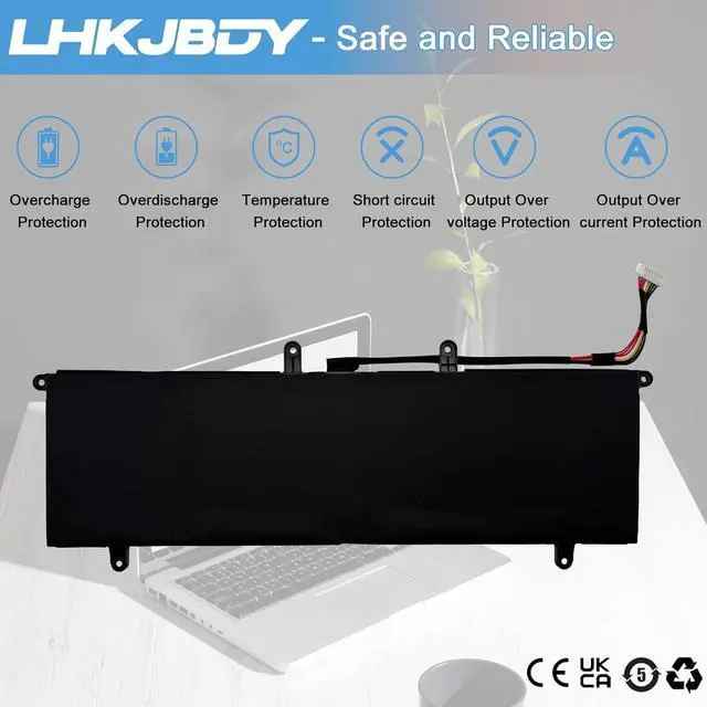 Alt view image 5 of 7 - C41N2004 Laptop Battery Replacement for Asus ZenBook Duo 14 UX482E UX482EA UX482EAR UX482EA-HY777TS UX482EG-HY016R UX482EAR-DH71T UX482EG UX482EGR UX482EA-HY006T UX482EGR-HY361W Series