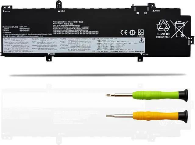 Main image of L21M4P72 L21L4P71 Laptop Battery Replacement for Lenovo ThinkPad T14 Gen 3/ P14s Gen 3 T14 Gen 4 / P14s Gen 4 Series L21D4P71 L21M4P71 L21C4P71 L21L3P71 L21M3P71 L21C3P71 15.48V 52.5Wh