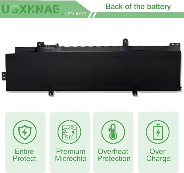 Alt view image 6 of 7 - L21M4P72 L21L4P71 Laptop Battery Replacement for Lenovo ThinkPad T14 Gen 3/ P14s Gen 3 T14 Gen 4 / P14s Gen 4 Series L21D4P71 L21M4P71 L21C4P71 L21L3P71 L21M3P71 L21C3P71 15.48V 52.5Wh