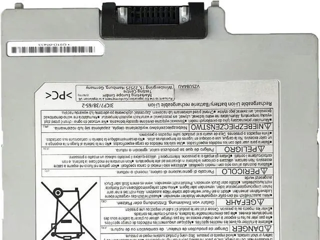 Alt view image 4 of 5 - FZ-VZSU84U Laptop Battery 45Wh 4100mAh 10.8V Compatible with Panasonic Toughpad FZ-G1 FZ-G1AABDXER Series FZ-VZSU84R