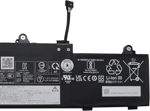 Alt view image 3 of 4 - L23M3P71 Laptop Battery 57Wh Compatible with Lenovo ThinkPad L14 Gen 5 / ThinkPad L16 Gen 1 Series SB11H56297 5B11H56396 SB11H56298 5B11H56397 SB11H56299 5B11H56398