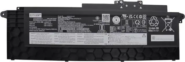 Main image of L23M4P70 Laptop Battery 52.5Wh Compatible with Lenovo ThinkPad T16 Gen 3 Series SB11H56311 5B11H56410 SB11H56310 5B11H56409 L23C4P72 L23M4P71