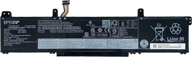 Main image of L23D3P74 Laptop Battery 75Wh Compatible with Lenovo ThinkPad P14s Gen 5 / ThinkPad P16s Gen 3 Series L23M3P73 SB11H56302 5B11H56401 SB11H56303 5B11H56402 L23M3P72 L23D3P73