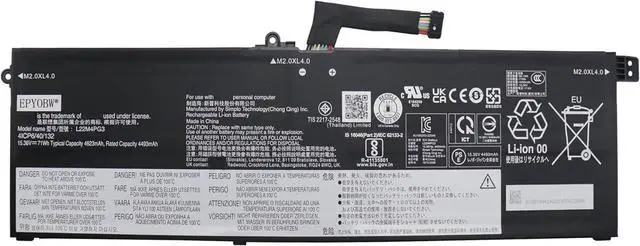 Main image of L22M4PG3 Laptop Battery 71Wh 4-Cell Compatible with Lenovo ThinkBook 16+ 2023 Ryzen Edition AMD R7-7840H / ThinkBook 16 G5 / ThinkBook 16+ 2023 Series L22L4PG3