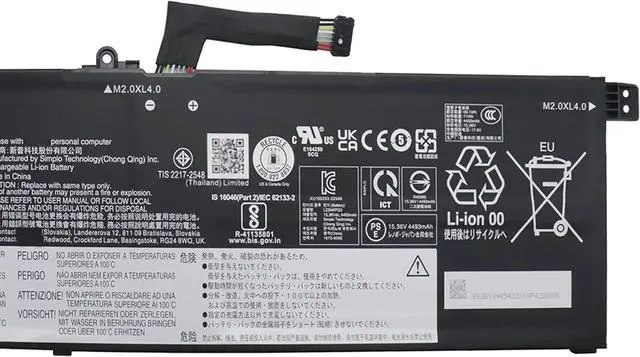 Alt view image 3 of 4 - L22M4PG3 Laptop Battery 71Wh 4-Cell Compatible with Lenovo ThinkBook 16+ 2023 Ryzen Edition AMD R7-7840H / ThinkBook 16 G5 / ThinkBook 16+ 2023 Series L22L4PG3