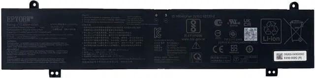 Main image of C41N2202 Laptop Battery 64Wh 4135mAh 8-Cell 15.48V Compatible with ASUS ROG Strix G16 G614JJ G614JV G614JI G614JU G614JZ Series 0B200-04300000 4ICP4/51/126