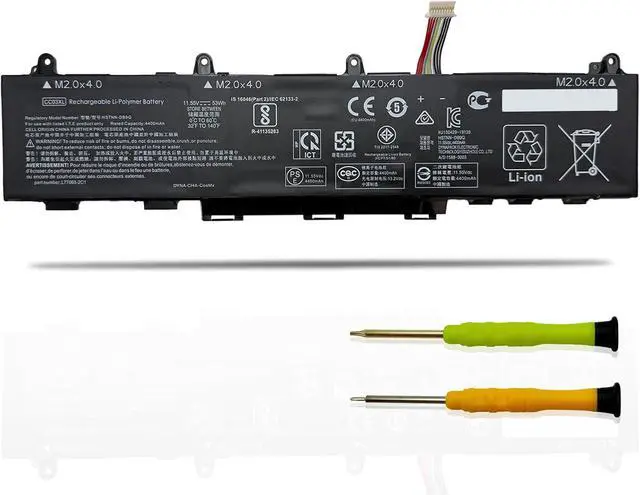 Main image of CC03XL 53Wh Laptop Battery Replacement for HP ZBook Firefly 14 G8 G7 Probook 635 EliteBook 830 835 840 845 G7 G8 Aero G7 G8 Series HSTNN-DB9Q L78555-005 L77608-2C1 L77608-421 CC03053XL-PL
