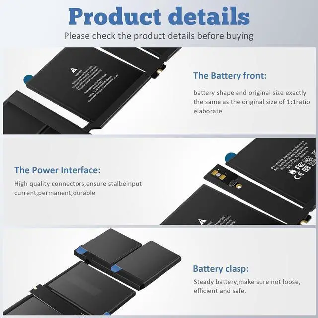 Alt view image 6 of 7 - TREE.NB A2485 A2527 Laptop Battery for Apple MacBook Pro 16 inch A2485 (Late 2021) EMC3651, EMC3651 MK1E3LL/A MK183LL/A MK1F3LL/A MK193LL/A MK1H3LL/A MK1A3LL/A