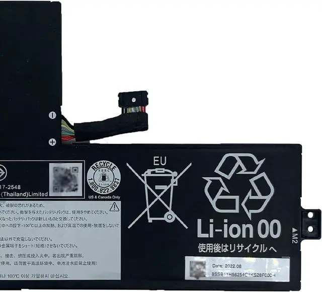 Alt view image 3 of 5 - L22C3P70 Laptop Battery 47Wh 4156mAh 3-Cell 11.31V Compatible with Lenovo 100w Gen 4 82VK 82VL / 300w Yoga Gen 4 82VM 82VN / 500w Yoga Gen 4 82VQ 82VR Series L22D3P71 5B11H56352 5B11H56355