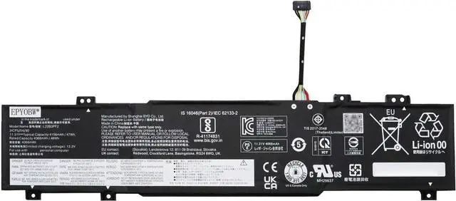 Main image of L22B3PF2 Laptop Battery 47Wh Compatible with Lenovo IdeaPad Slim 3-14ABR8 3-14AMN8 3-15ABR8 3-15IAH8 3-16ABR8 3-16IRU8 / IdeaPad Slim 5 Light 14ABR8 / V14 G4 AMN / V15 G4 AMN Series L22M3PF2