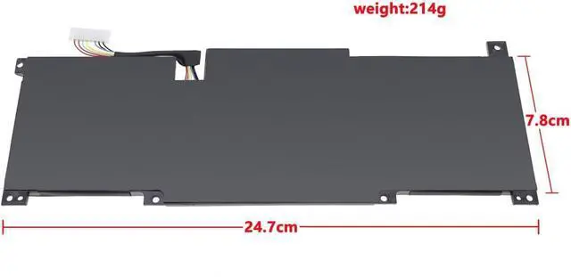 Alt view image 3 of 6 - Tanch Laptop Battery BTY-M491 Replacement for MSI Modern 15 A11M MS-1552 15M A11SDK A11UEKV 11.4V 4600mAh/52.4Wh
