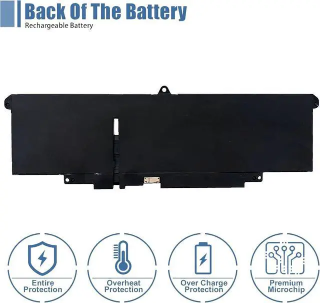 Alt view image 4 of 5 - 66DWX Laptop Battery Compatible with Dell Latitude 7340 7350 7440 7450 7640 7650 Series Notebook 086D0Y 86D0Y 00HYH8 0HYH8 11.4V 57Wh 4878mAh