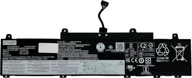 Main image of L21M3PG2 Laptop Battery 57Wh Compatible with Lenovo ThinkPad L14 Gen 3 / ThinkPad L14 Gen 4 / ThinkPad L15 Gen 3 / ThinkPad L15 Gen 4 / ThinkPad C14 Gen 1 Chromebook Series L21D3PG2 L21C3PG2