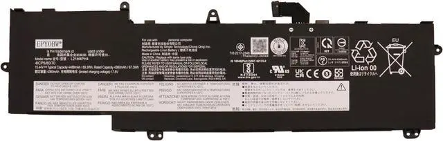 Main image of L21M4PH4 Laptop Battery 69.3Wh 4488mAh 4-Cell 15.44V Compatible with Lenovo ThinkBook Plus G3 IAP 21EL Series 5B11H10608 L21D4PH4
