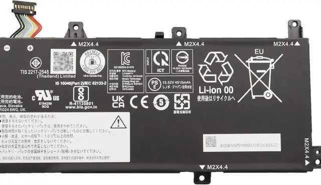 Alt view image 3 of 4 - L21M4P77 Laptop Battery 72Wh 4640mAh 4-Cell 15.52V Compatible with Lenovo ThinkPad Z16 Gen 1 / ThinkPad Z16 Gen 2 Series L21C4P74 L21D4P76