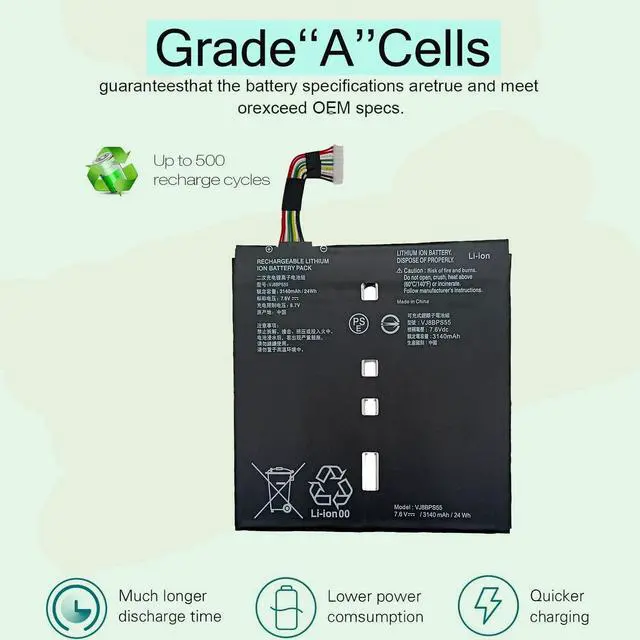 Alt view image 5 of 7 - Certified 3100mAh Replacement Battery for Sony VAIO A12 Laptop - Compatible with Model VJ8BPS55 (ISO9001 & CE Certified)