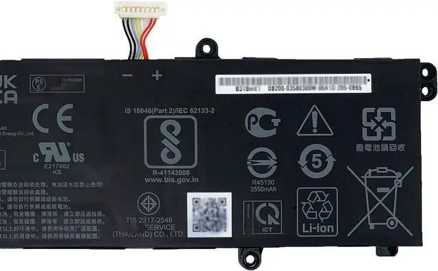 Alt view image 3 of 5 - B31N1911 Laptop Battery 42Wh Compatible with Asus VivoBook Flip 14 TM420IA / Vivobook Flip 14 TP470E TP470EA TP470EZ / VivoBook 14 M413 M413DA F413 K413 X413 Series C31N1911 0B200-03580000