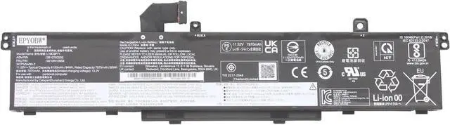 Main image of L19C6P71 Laptop Battery 94Wh 8120mAh 6-Cell Compatible with Lenovo ThinkPad P15 1st Gen 20ST 20SU / ThinkPad P17 1st Gen 20SN 20SQ / ThinkPad T15G 1st Gen 20UR 20US Series L19L6P71