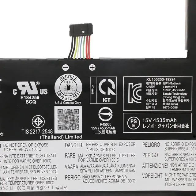 Alt view image 3 of 4 - L19M4PF1 Laptop Battery 70Wh 4-Cell Compatible with Lenovo Ideapad 5-15IIL05 5-15ARE05 5-15ITL05 5-15ALC05 Series L19C4PF1 L19L4PF1