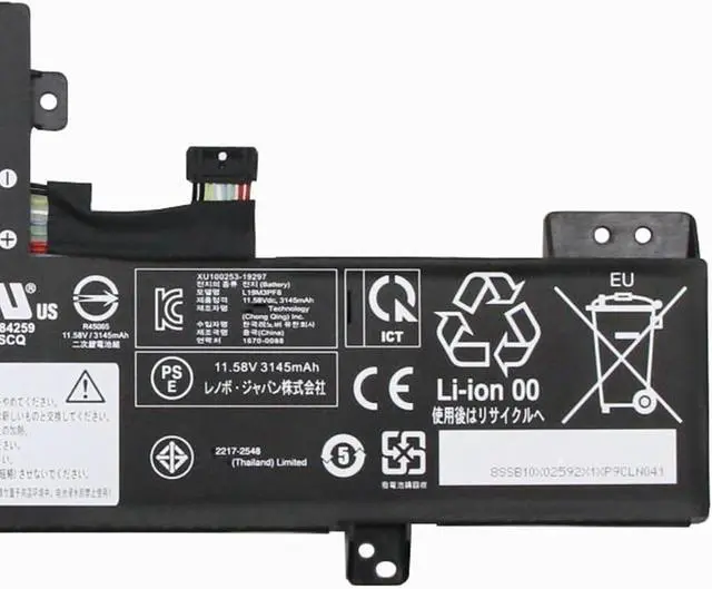 Alt view image 3 of 5 - L19M3PF8 Laptop Battery 37.5Wh 3240mAh 3-Cell 11.58V Compatible with Lenovo Ideapad Flex 3-11IGL05 82B2 / 3-11ADA05 82G4 Series Notebook L19C3PF8 SB10X02592 5B10X02604 SB10X02595 5B10X02593