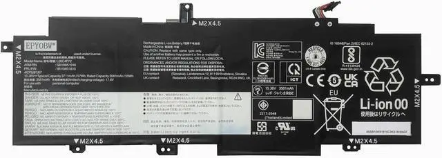 Main image of L20C4P72 Laptop Battery 57Wh Compatible with Lenovo Lenovo ThinkPad T14s Gen 2 Series L20M4P72 L20L4P72 L20D4P72 SB10W51916 5B10W51815 SB10W51915 5B10W51814 SB10W51914 5B10W13976 SB10W51917