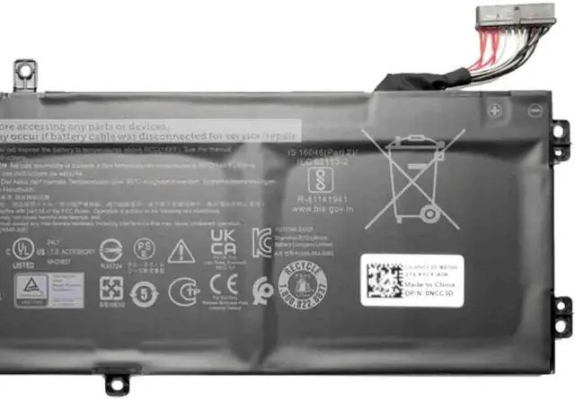 Alt view image 3 of 5 - V0GMT Laptop Battery 56Wh 11.4V Compatible with Dell G7 17 7700 / XPS 15 7590 9550 9560 9570 / Precision 5510 5520 5530 5540 / Inspiron 15 7500 7501 7590 / Vostro 7500 7590 Series 4K1VM XYCW0