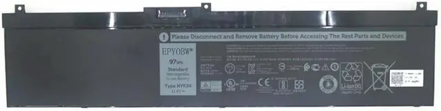 Main image of NYFJH Laptop Battery 97Wh 11.4V 6-Cell Compatible with Dell Precision 7730 7740 7530 7540 / P34E P34E001 P34E002 P74F P74F P74F001 P74F002 Series 0YAX0 0WNRC 5TF10 RY3F9 0RY3F9 7M0T6 GHXKY