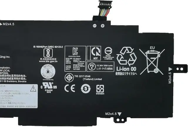 Alt view image 3 of 5 - L20M4P72 Laptop Battery 57Wh 15.36V Compatible with Lenovo ThinkPad T14s Gen 2 20WM 20WN 20XF 20XG Series SB10W51915 5B10W51814 L20L4P72 SB10W51914 5B10W13976 L20C4P72 SB10W51916 5B10W51816