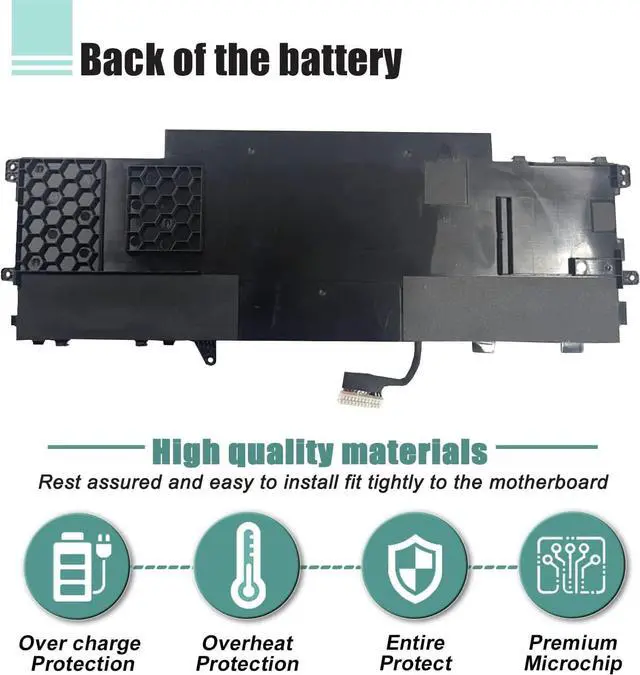 Alt view image 4 of 6 - 3VV58 GHJC5 Laptop Battery Compatible with Dell Latitude 9420 9430 Series Notebook GHJC5 3VV58 Battery 7.7V 39.7Wh