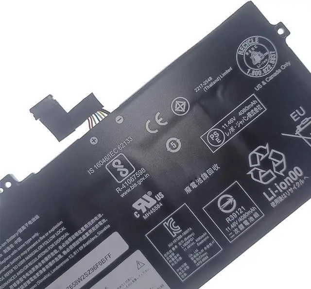 Alt view image 3 of 5 - L18D6PD1 Laptop Battery 48Wh Compatible with Lenovo ThinkPad X390 X395 X13 Series L18C6PD1 L18M6PD2 L18M6PD1 SB10T83169 5B10W13926 SB10K97658 SB10W51943 5B10W51844 SB10T83168 SB10T83167