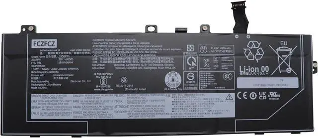 Main image of L23D3P75 Battery 58Wh 4998mAh Replacement for Lenovo ThinkPad T14s Gen 6 21N1 21N2 Series SB11H56305 5B11H56404 L23M3P74 SB11H56304 5B11H56403 11.61V 3-Cell