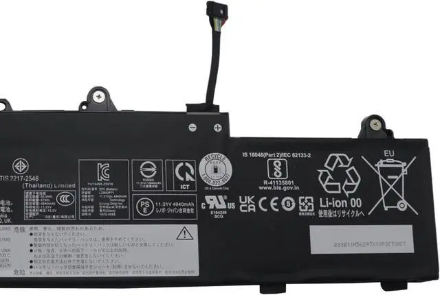 Alt view image 3 of 4 - L23M3P71 Battery 57Wh Replacement for Lenovo ThinkPad L14 Gen 5 / L16 Gen 1 Series SB11H56297 5B11H56396 L23D3P72 SB11H56299 5B11H56398 SB11H56298 5B11H56397 L23M3P70 L22D3P70 L22B3P70 11.31V