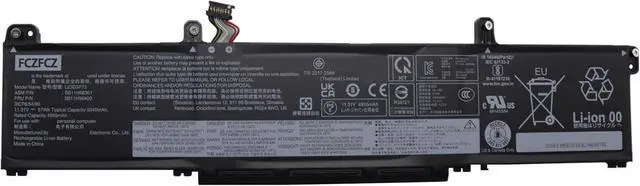 Main image of L23D3P73 Battery 57Wh 5040mAh Replacement for Lenovo ThinkPad P16s Gen 3 21KS 21KT / P14s Gen 5 21G2 21G3 Series SB11H56294 SB11H56301 5B11H56400 L23M3P72 SB11H56300 5B11H56399 11.31V 3-Cell
