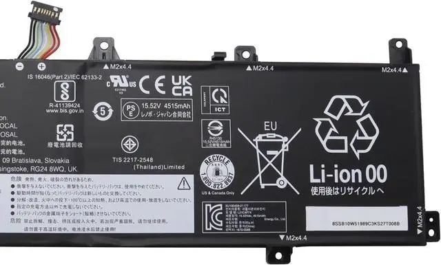 Alt view image 3 of 4 - L21C4P74 Battery 72Wh 4640mAh Replacement for Lenovo ThinkPad Z16 Gen 1 Z16 Gen 2 Series SB10W51989 SB11M89887 L21M4P77 SB10W51988 SB11M89886 L21D4P76 SB10W51990 SB11M89888 15.52V 4-Cell