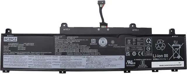 Main image of L22D3P70 Battery 46.5Wh 4112mAh Replacement for Lenovo ThinkPad L14 Gen 4 / L15 Gen 4 Series SB11H56250 5B11H56349 SB11M89801 5B11M90000 L22B3P70 SB11H56251 L22M3P70 L22X3P70 11.31V