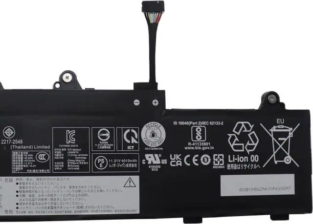Alt view image 3 of 4 - L23M3P70 Battery 46.5Wh 4112mAh Replacement for Lenovo ThinkPad L16 Gen 1 21L3 21L4 21L7 21L8 / L14 Gen 5 21L1 21L2 21L5 21L6 Series SB11H56294 5B11H56393 L23D3P70 5B11H56395 11.31V3-cell