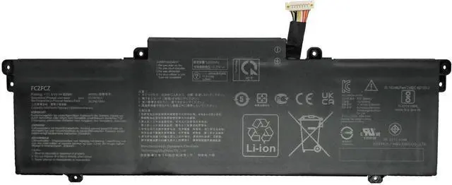 Main image of C31N1914 Battery 63Wh 5260mAh Replacement for Asus ZenBook 14 Ultraligh UX435EAL UX435EG UX435EA ZenBook 13 UX425UG Series 0B200-03730100 3ICP6/70/81 11.61V 3-Cells