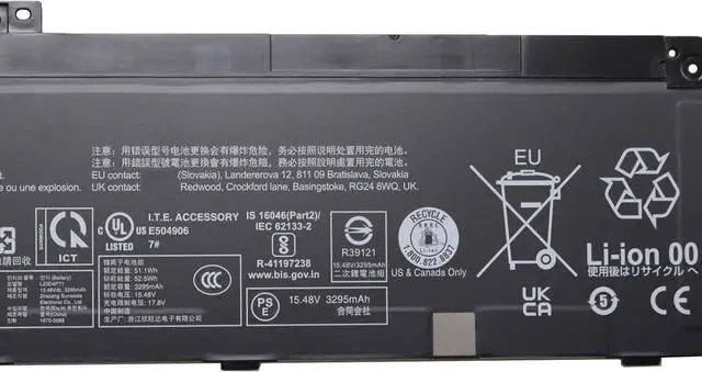 Alt view image 4 of 5 - L23D4P71 Battery 52.5Wh 3392mAh 15.48V Compatible with Lenovo ThinkPad P14s Gen 5 / T14 Gen 5 Series L23C4P73 L23B4P70 L23M4P72 L23M3P76 L23C3P71