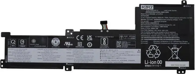 Main image of L21C4PH2 Battery 76Wh 4936mAh Replacement for Lenovo IdeaPad 5-15ABA7 5-15IAL7 Series 5B11F48159 5B11N51755 L21M4PH2 5B11F48161 5B11N51733 L21L4PH2 5B11F48155 5B11N51730 15.36V 4-Cell