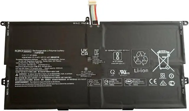 Main image of MA04XL Battery 47.58Wh 6000mAh Replacement for HP Elite Folio 13.5 inch 2-in-1 Series MA04XL MA04046XL M07389-AC1 M07392-005 HSTNN-OB1U 7.7V