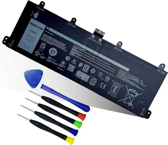 Main image of 9F4FN 40Wh Battery Replacement for for Dell Latitude 7320 Detachable Inspiron 14 3420 Series 09F4FN 2VKW9 8PK6G 7.6V 40Wh