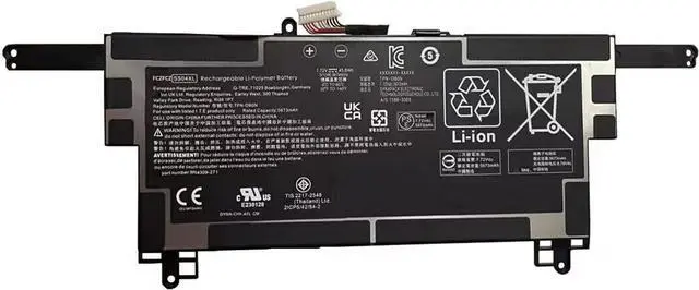 Main image of SS04XL Battery 45.6Wh 5673mAh Replacement for HP Elite Dragonfly 13.5 G3 Series M64309-AC1 M64309-271 M73476-005 TPN-DB0N HSTNN-OB2L 7.72V 4-Cell