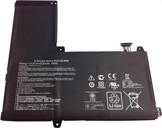Main image of HWW New 14.8V 66Wh 4520mAh C41-N541 Battery Compatible with Asus Q501L Q501LA Q501LA-BBI5T03 N54PNC3 Series