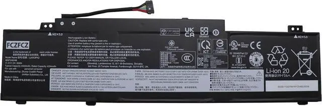 Main image of L24X3PK2 Battery 50Wh 4422mAh Replacement for Lenovo IdeaPad Slim 3-14IRH10 3-14IRH10R 3-15ARP10 3-15IRH10 3-15IRH10R Series 5B11Q01991 L24N3PK2 L24D3PK3 L24B3PK3 L24M3PK3 11.31V 3-Cell