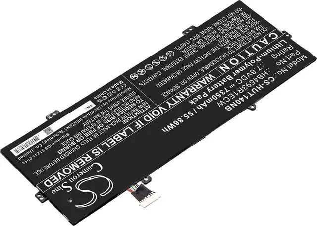 Alt view image 2 of 4 - 7.6V HB4593R1ECW Battery Replacement for MagicBook i5-8250U 256GB Matebook X Pro 8GB MagicBook i5-8250U Book X Pro i5-8250U 8GB Matebook X Pro i7-8550U 16GB MX150 MateBook 14