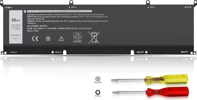 Main image of New 86Wh 69KF2 Battery Replacement for Dell G7 15 7500 G15 5510 5511 5515 5520 5521 XPS 15 9500 9510 9520 Precision 5550 5560 5570 Alienware M15 R3 R4 M17 R3 R4 Inspiron 7510 7610 7620 P87F P91F P45E