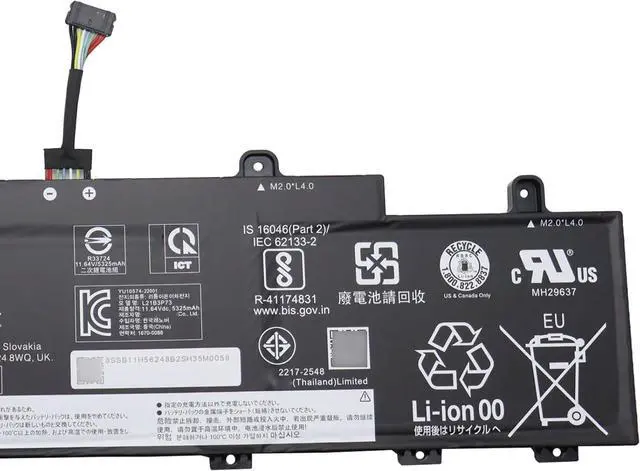 Alt view image 4 of 6 - L21B3P73 Battery 63Wh 3-Cell Compatible with Lenovo ThinkPad L14 Gen 3 / ThinkPad L14 Gen 4 / ThinkPad L15 Gen 3 / ThinkPad L15 Gen 4 Series L21M3P76 L21D3P71
